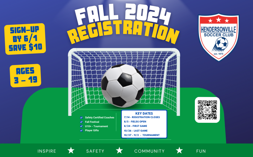 Fall 2024 Registration - SAVE $10