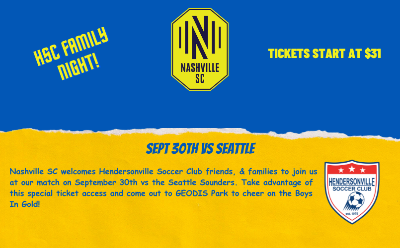 Nashville SC 9/30 - Get Tickets