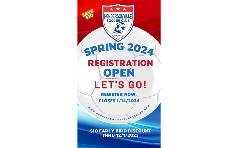 Spring 2024 Registration - Save $10 by 12/1!