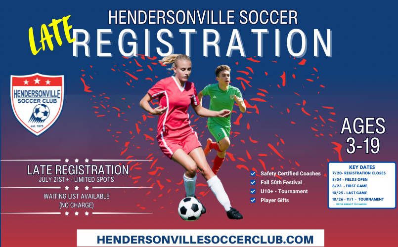 Fall 2025 LATE Registration OPEN!!